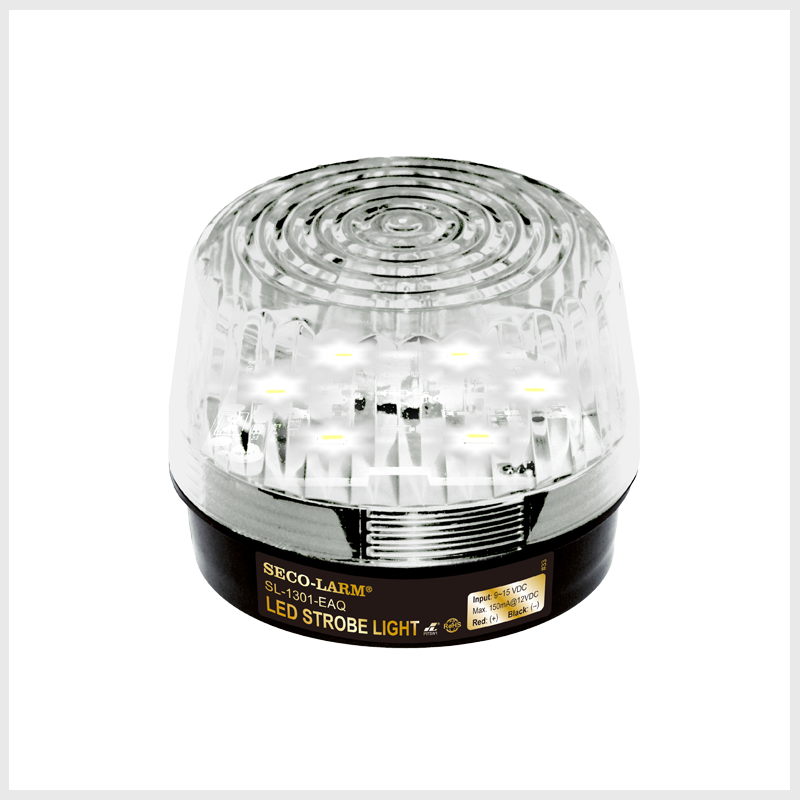 Luz estroboscópica LED roja: 6 LED, solo flash, 9 ~ 15 VCC (Secolarm) • SL-1301-EAQ/R
