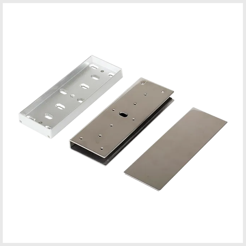 Soporte en U para puerta de cristal para cerraduras electromagnéticas de la serie 600 lb • E-941S-600/UQ