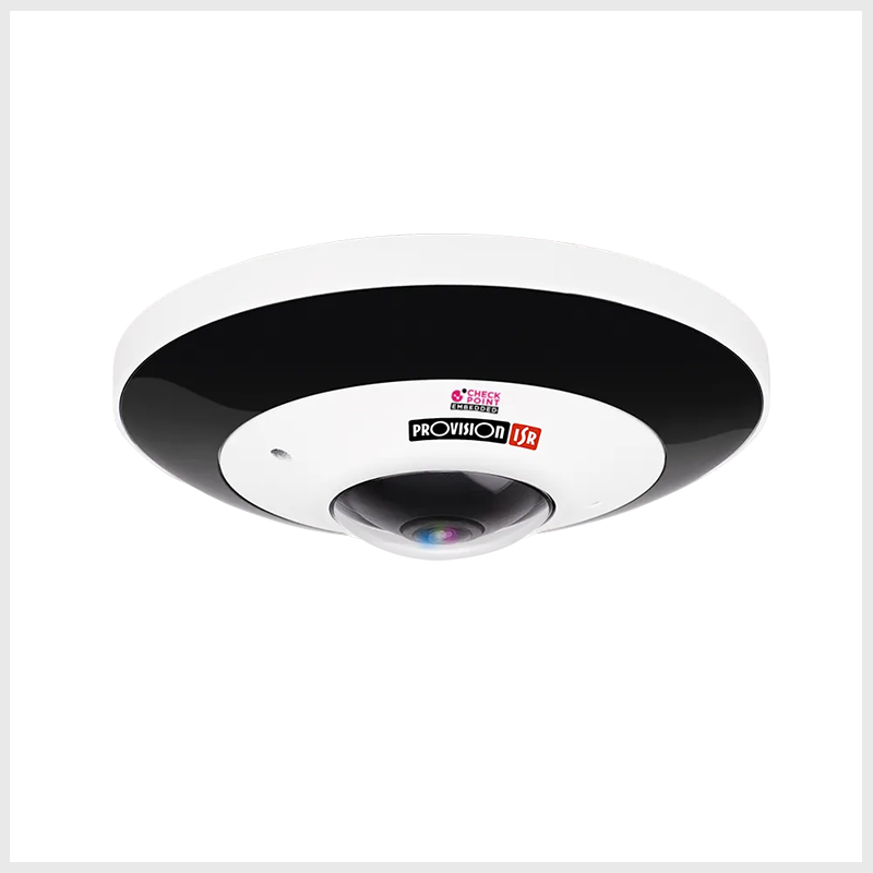 Cámara ojo de pez de lente fija de 12 MP con LED IR y análisis DDA1 • FEI-2120IPN