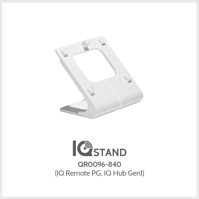 Soporte de mesa IQ QR0096-840 para paneles IQ Remote-PG e IQ Hub Gen1 • QR0096-840