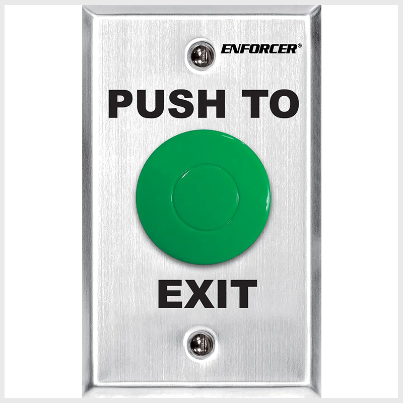 Placa RTE de seta resistente a la intemperie, «Push To Exit», SPDT • SD-7201GC-PEQ