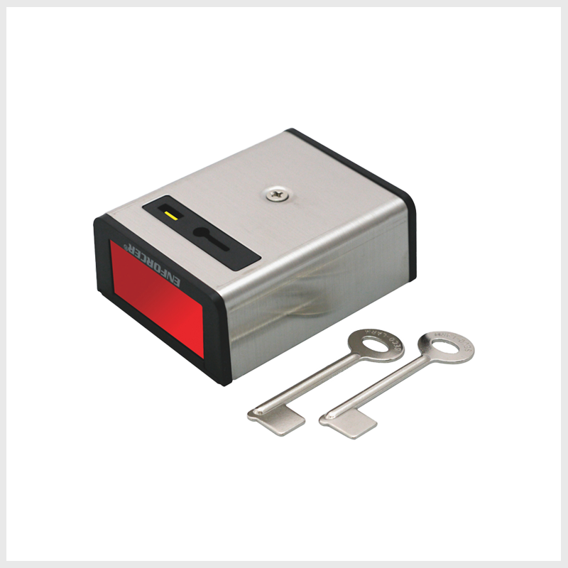 Botón de Pánico de restablecimiento manual metálico con llave de seguridad operación Normalmente Abierto con terminal re movible para función Normalmente Cerrado • SS-078Q