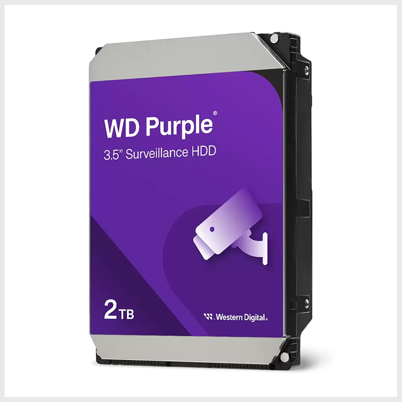 Disco duro para videovigilancia WD Purple - 2 TB • WD22PURZ
